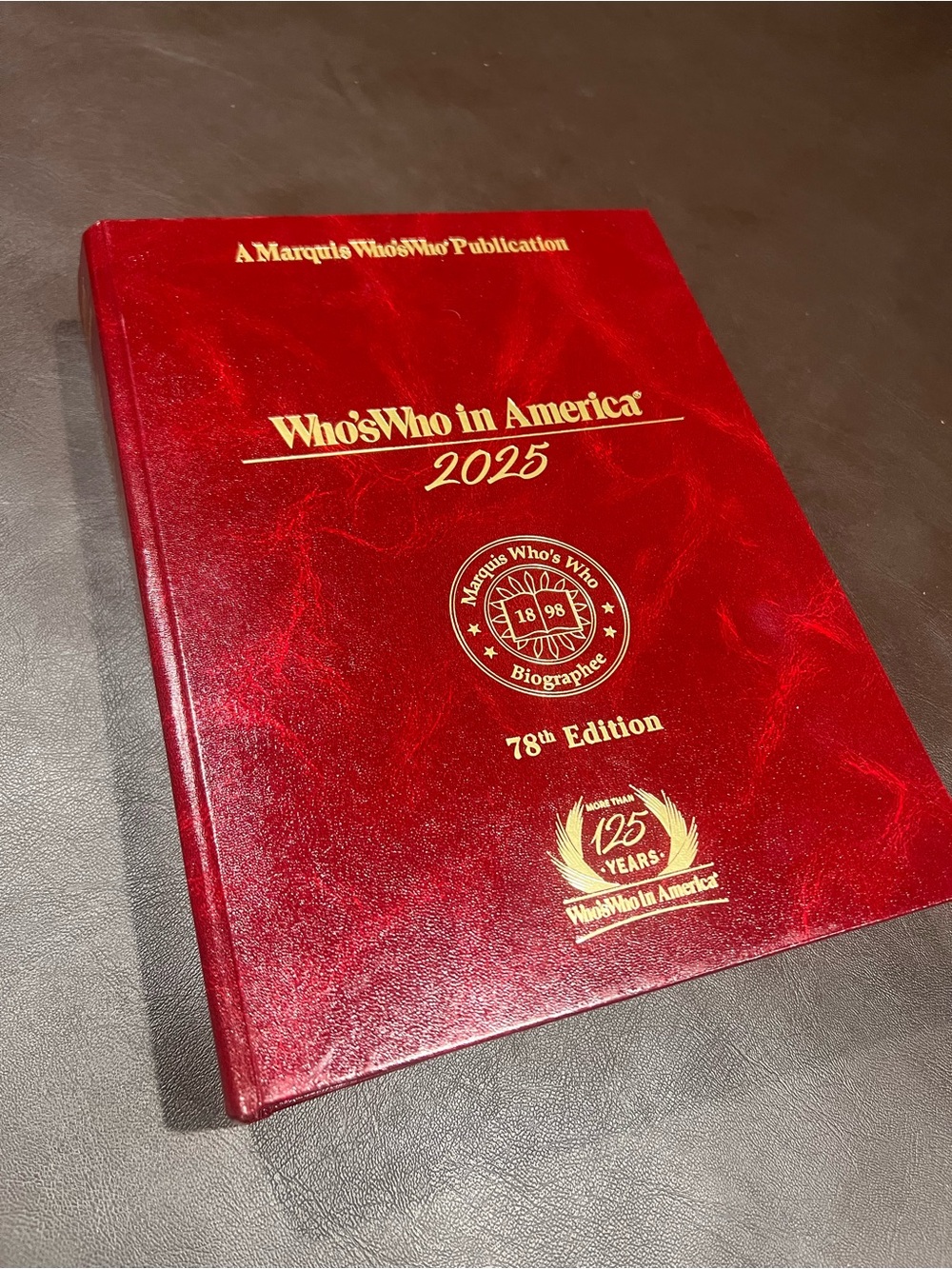 Who’s Who in America 2025 Hardcover - Red